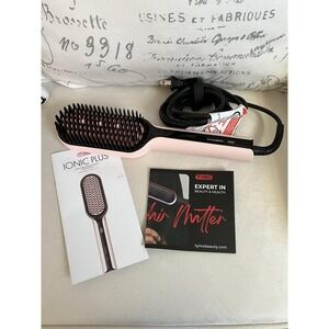 TYMO Ionic Plus Straightening Brush HC105P Pink Dual Voltage Ionic Hair Styler